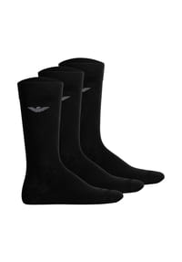 EMPORIO ARMANI - Herren Socken, 3er Pack - CASUAL COTTON, Kurzsocken, One Size - Marine
