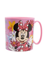 Disney - Disney Minnie Mouse Becher Mikrowellengeeigneter Kunststoffbecher 390? - Pink 9x8x11cm