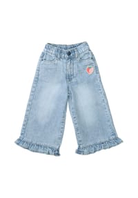 JETTE - Jeans, Rüschen, für Kinder - 640  BLUE DENIM