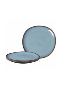 like. by Villeroy & Boch - Servierplatten Lave ø 32 cm 4er Set LAVE - beige