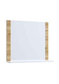 VCM. - Badspiegel rahmenlos | Wandspiegel | schlankes Design | Maße ca. H. 55 x B. 60 x T. 17 cm | Wandspiegel – Lendas - Anthrazit