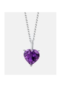 Diamant L'eternel - Kette mit Anhänger, mit Amethyst, 375 Weißgold - white gold