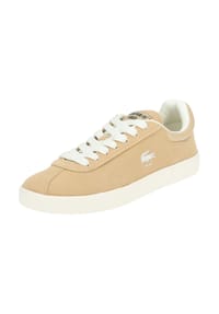 LACOSTE - Leder/Synthetik Sneaker - Blau/Weiß