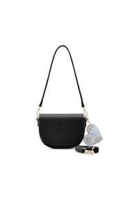 SEIDENFELT Tahmela - Tahmela Schultertasche 18 cm - black