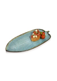 SÄNGER Steingut Geschirrserie Capri - Capri - Blau-Grün - Kaffeeservice 12-teilig