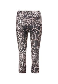 MADELEINE - Verkürzte Tights mit Leo-Print - grege / multicolor