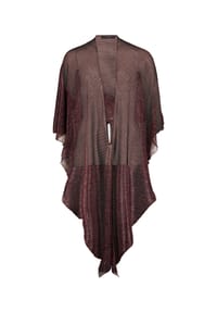Vera Mont - Cape im Glitzer-Look - Blue/Black