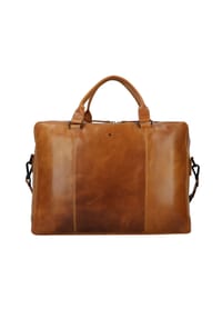 GREEN BURRY Newport - Newport Aktentasche Leder 43 cm Laptopfach - british green