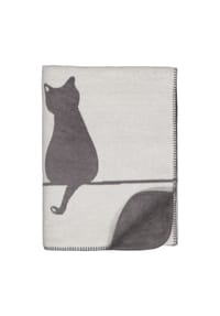 Cawö - Wohndecken CUTE CATS EDITION You & Me 62630 stein/anthrazit - 70 - grau