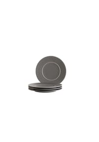 MÄSER Dessertteller Set, Steinzeug Unico - Unico - Grau