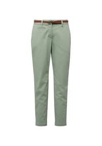 comma, - Chinohose, 7/8-Länge, Gürtel, für Damen - 6211 BLUE GREEN