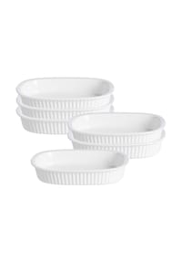 Ritzenhoff & Breker Auflaufformen Bianco 22 x 16 cm 6er Set weiß - BIANCO - 
