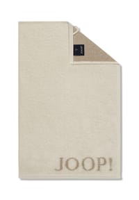 JOOP! CLASSIC DOUBLEFACE Gästetuch 30x50 cm, Creme - JOOP! CLASSIC DOUBLEFACE - Anthrazit