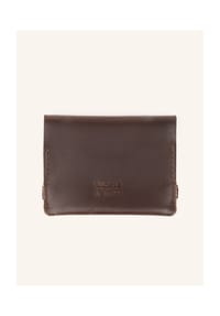 BUCKLE & SEAM - Leder Kartenetui FINLEY, wasserdicht - Braun