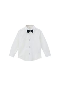 s.Oliver - Hemd, Regular-Fit, Langarm, Kent-Kragen, für Kinder - WHITE