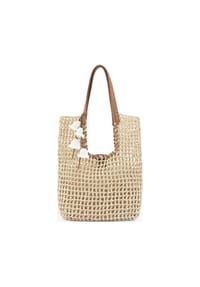 FREDsBRUDER SUN CARRIER - Schultertasche, Anhänger, für Damen - STRAW/DESERT BRWN