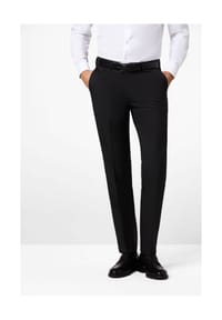 DIGEL - Modern Fit Baukasten-Hose Per-V in Schwarz - Schwarz