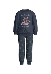 CALIDA - Kinder Bündchen-Pyjama Family & Friends - dark sapphire