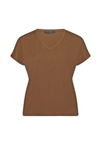 BETTY BARCLAY - Strukturshirt mit Struktur - Classic Nougat