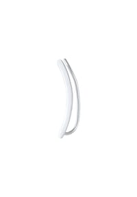 elli. - Ohrringe Single Earclimber Ohrklemme Gewölbt 925Er Silber - Gold