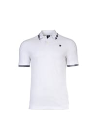 G-STAR RAW - Herren Poloshirt - Dunda Slim Stripe Polo, Knopfleiste, Bio-Baumwolle - Dunkelblau