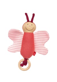 sigikid® - Strick-Greifling Knitted Love , für Babys - rosa