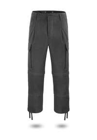 normani® - Herren 3-in-1 Zip-Off Moleskinhose Daytona - Grau