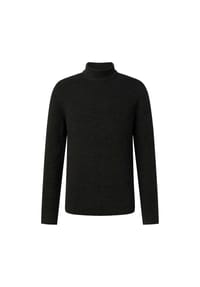 JOOP! JEANS - Herren Strickpullover - Orlissor, Grobstrick, Stehkragen, Baumwoll-Woll-Mix - Dunkelgrün