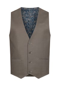 JEFF - Anzugweste JFChris - Houndstooth