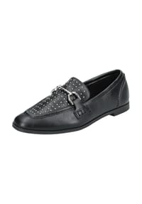 STEVE MADDEN - Leder Slipper - Schwarz/Silber