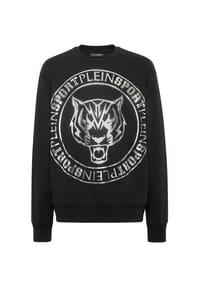 PLEIN SPORT - Sweatshirt TIGER - black/gold