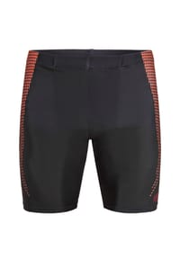 ALEX - Badepants Gradient Graphic, schnelltrocknend, für Herren - E002 BLACK / RED