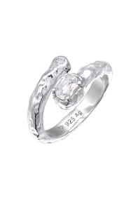 HAZE & GLORY - Ring Topas Weiß 925 Sterling Silber - Silber