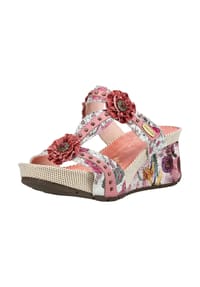 LAURA VITA® - Leder Pantoletten - Rose