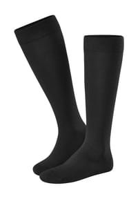 Hudson - Kniestrümpfe "Relax Klima", flache Zehennaht, für Herren - 0005 SCHWARZ