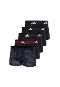 adidas - adidas Herren Boxershorts, 5er Pack - Trunks, Active Flex Cotton, Logo - Schwarz