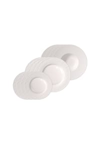 Villeroy & Boch Teller-Set Manufacture Ice 12er Set weiß - MANUFACTURE ICE - weiß