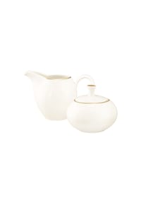 Seltmann Weiden Milch- & Zuckerset Savona Goldlinie 2er Set creme - SAVONA - creme