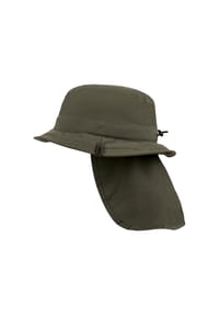 CAPO - Fischerhut, Nackenschutz abnehmbar, Reflexbügler, Futter, UV 50 - black