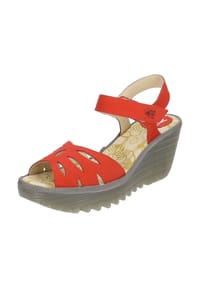 Fly London - Leder Sandalen - Rot