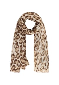 MANGUUN - Schal, Fransen, für Damen - BEIGE ORIGINAL
