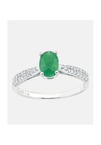 Diamant L'eternel - Ring, mit 0.15 ct Diamant, 375 Weißgold - white gold
