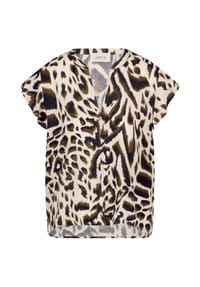 CARTOON - Shirtbluse, Split-Neck, für Damen - 1865 NATURE/KHAKI