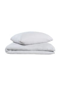 oh cosy - Bettwäscheset Sally - Musselin - 2-teilig - dunkelgrau