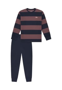 SCHIESSER - Schlafanzug Nightwear, Baumwolle, für Kinder - 325 KAKAOBRAUN