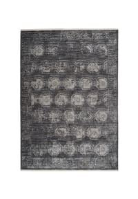 Arte Espina - Wohnzimmer Teppich – Kurzflorteppich Baroque 725 in anthrazit - anthrazit