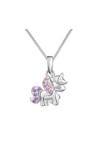 zeeme KIDS - Anhänger mit Kette 925/- Sterling Silber 5 Zirkonia - mehrfarbig