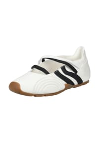 STEVE MADDEN - Leder Ballerinas - Weiß/Schwarz