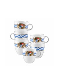 Seltmann Weiden Becher Compact Bayern 0,5 l 6er Set bunt - COMPACT - bunt