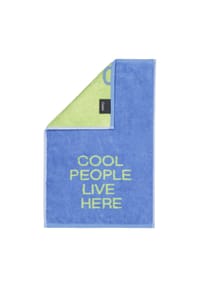 Cawö - Gästehandtuch Postcard Towels - BLAU